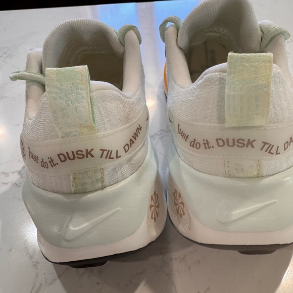 Nike White and Orange Athletic Shoes - Picture 9 of 13